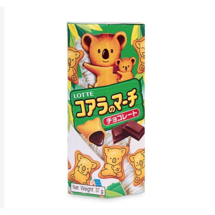 Bánh Gấu Cao Cấp Koala's March Lotte 37g Vị Socola