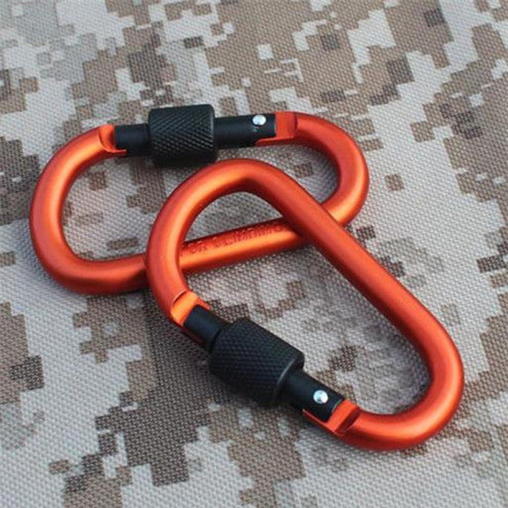 1 Chiếc Kẹp Nhôm EDC Hình Chữ D