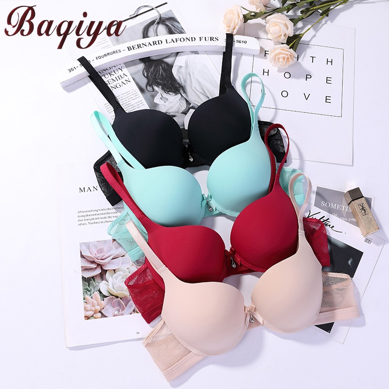 Áo lót đúc su đệm dày siêu đẩy ngực dây lưới thông hơi thoáng mát AK32