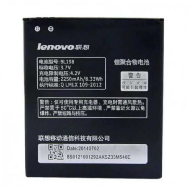 Pin dành cho Lenovo A850 BL198 2250mAh bảo hành 6 tháng