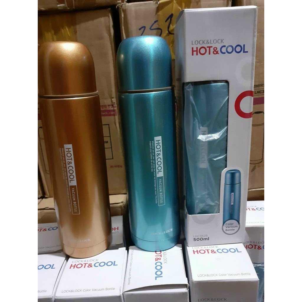 Bình giữ nhiệt Hot&amp;Cool LHC350B,351B,352B,353B sản phẩm của lock&amp;lock dung tích 500ml, hàng chính hãng