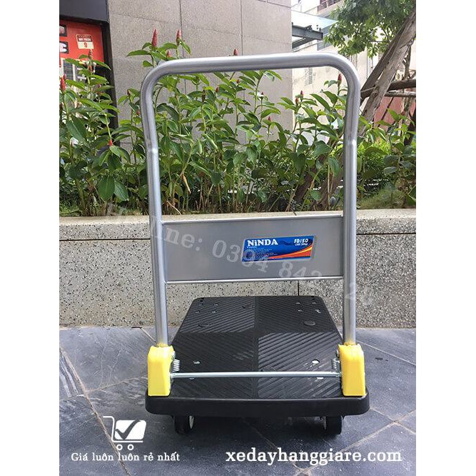 [Chính hãng] Xe đẩy hàng sàn nhựa cao cấp tải trọng 150kg