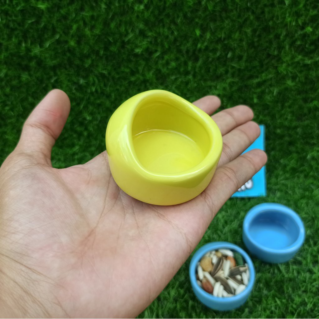 Chén ăn sứ hamster hình mái vòm