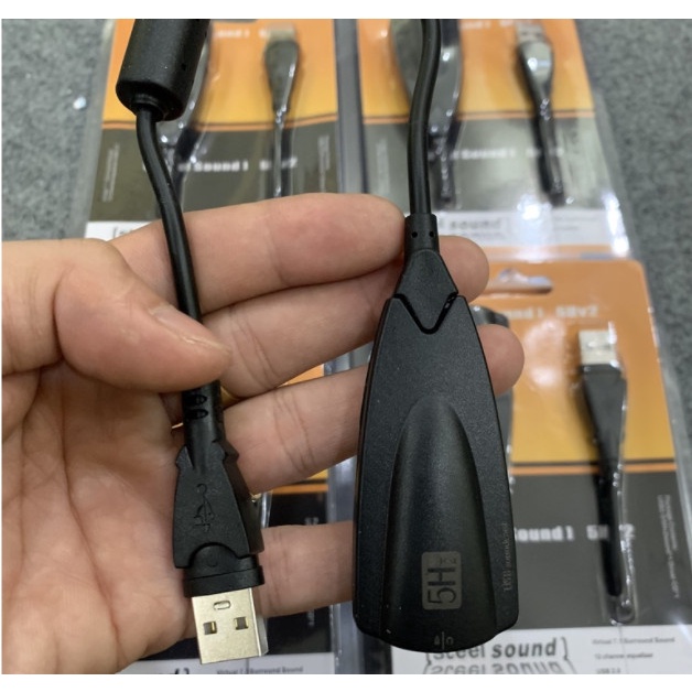 Usb Sound dây 7.1 Dùng cho Laptop Máy bàn