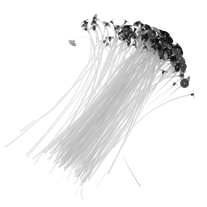 Set 100 Bấc Nến Cotton Không Khói Chất Lượng Cao 2.5 / 4 / 5 / 6 / 7cm