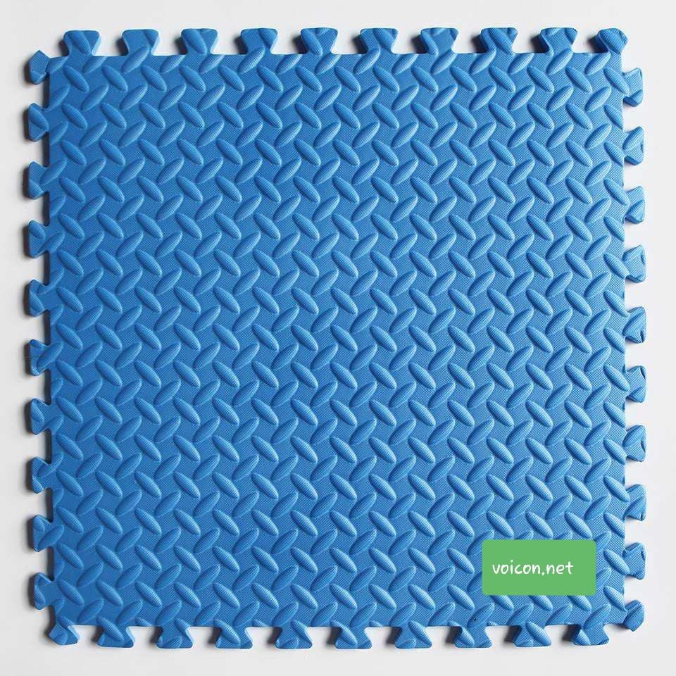 Xốp Lót Sàn Vân Lá Khế Siêu Bền Kích Thước 60x60 Cm ( Bộ 4 Tấm Cùng Màu )
