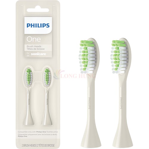 Đầu bàn chải thay thế Philips One Sonicare Powered Toothbrush Head BH1022 (Set 2 cái) - Hàng nhập khẩu