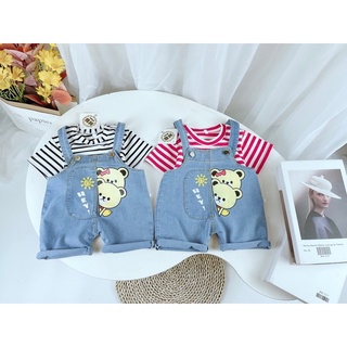 Set yếm bò bé gái