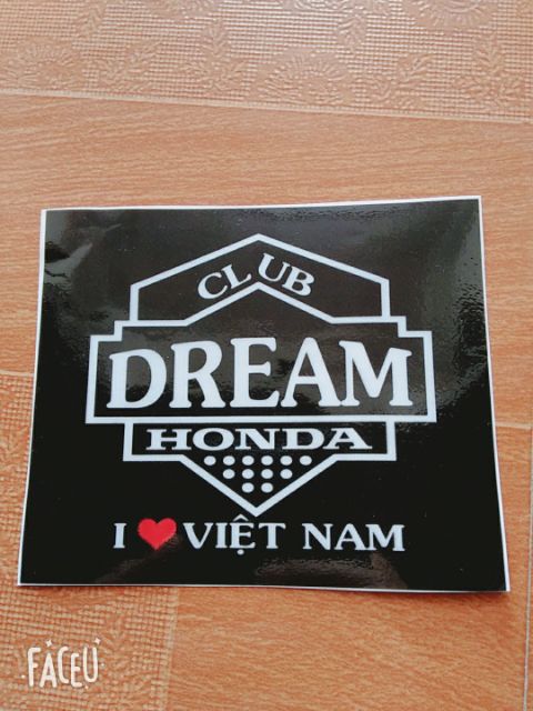 Decal dán đèn hậu cho xe Dream