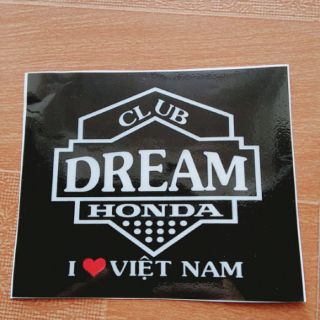 Decal dán đèn hậu cho xe Dream