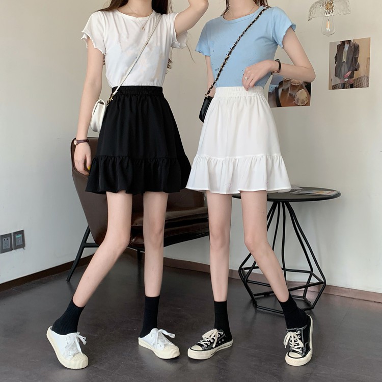 Chân váy đuôi cá cạp cao thời trang - ulzang tầng siêu hot cao cấp mã coco land - 2 lớp | BigBuy360 - bigbuy360.vn