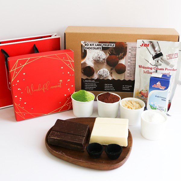 Bộ kit làm truffle chocolate