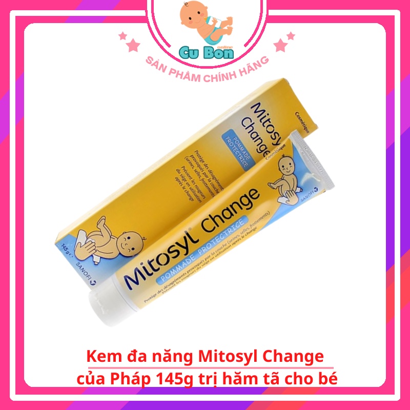 Kem đa năng Mitosyl Change của Pháp 145g cho bé hay hăm tã côn trùng cắn chống sẹo thâm hiệu quả rõ rệt cho cả người lớn