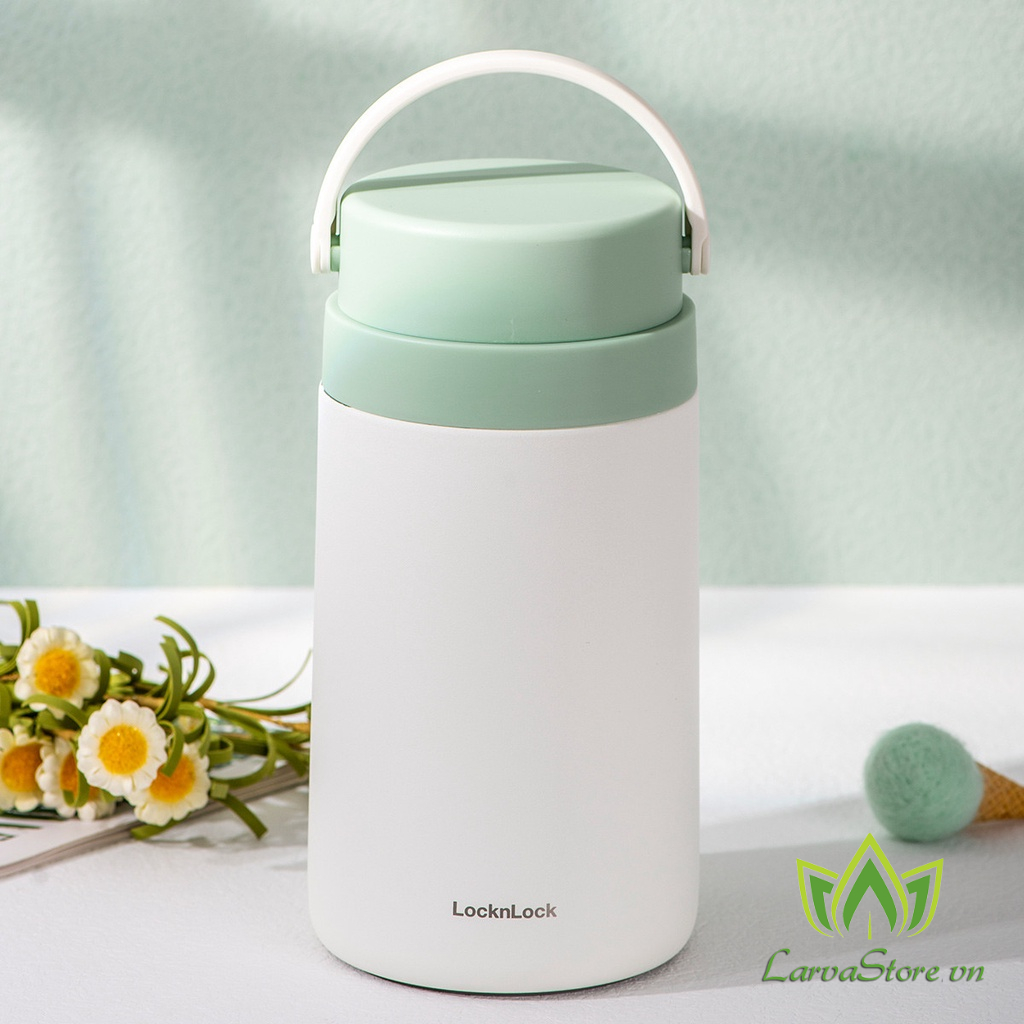Hộp Giữ Nhiệt Đựng Thức Ăn LocknLock Handle Food Jar LHC8043 1 Lít - Xanh mint