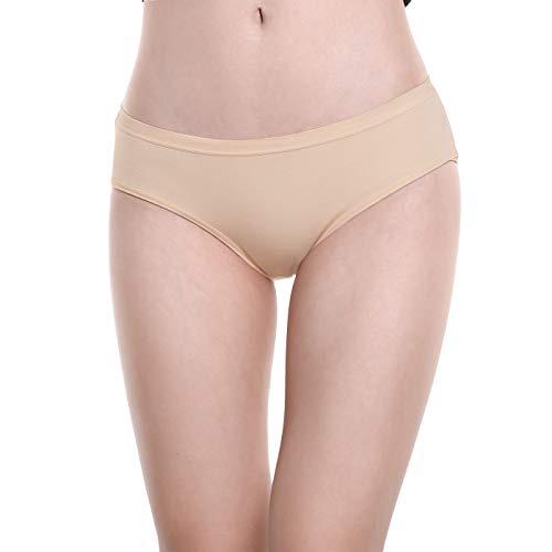 Quần Lót Cotton Levao Lưng Vừa Thoáng Khí Màu Sắc Đơn Giản Cho Nữ