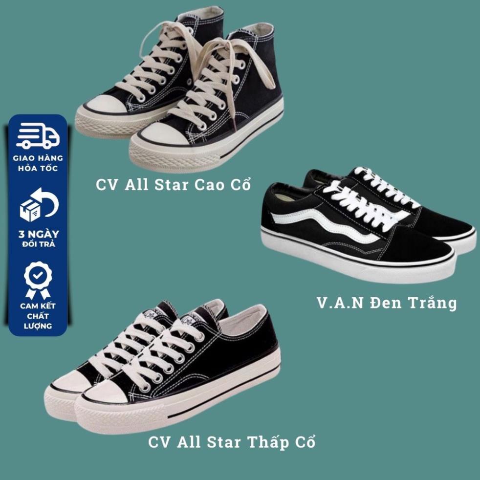 Giày thể thao, giày Sneaker, CV, Vans, Cao cổ, thấp cổ, mẫu Bassic, Phong Cách Đường Phố Hàn Quốc top xu hướng 🌱