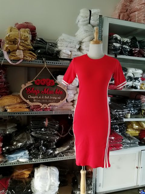 đầm body viền chất thun tăm hàng vnxk bao đẹp | BigBuy360 - bigbuy360.vn