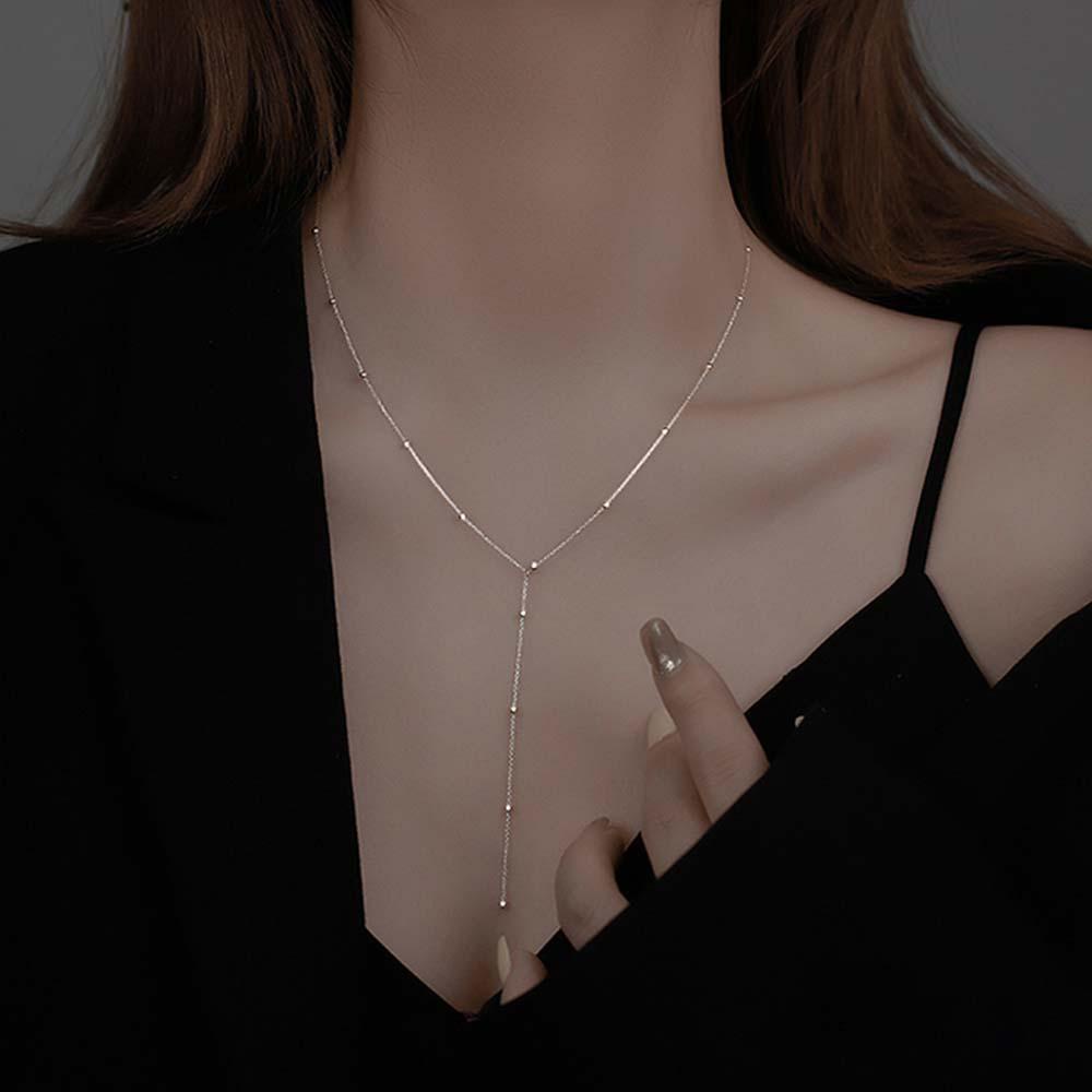 Vòng Cổ Choker Đính Hạt Và Tua Rua Phong Cách Hàn Quốc Cho Nữ