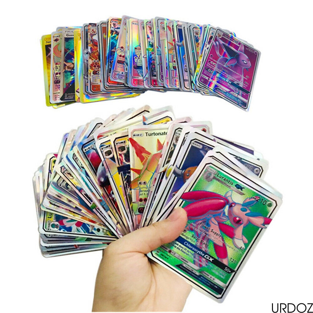 Pokemon Cards Battle Game Card Collection (120GX) (60GX 60MEGA) Trading Pokemon Cards TCG