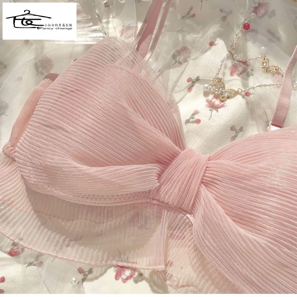 Áo Ngực Mỏng Không Gọng Thép Phong Cách Hàn Quốc Quyến Rũ Cho Nữ