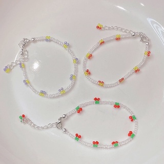 Set nhẫn, vòng cổ và lắc tay cherry xinh xắn - Handmade