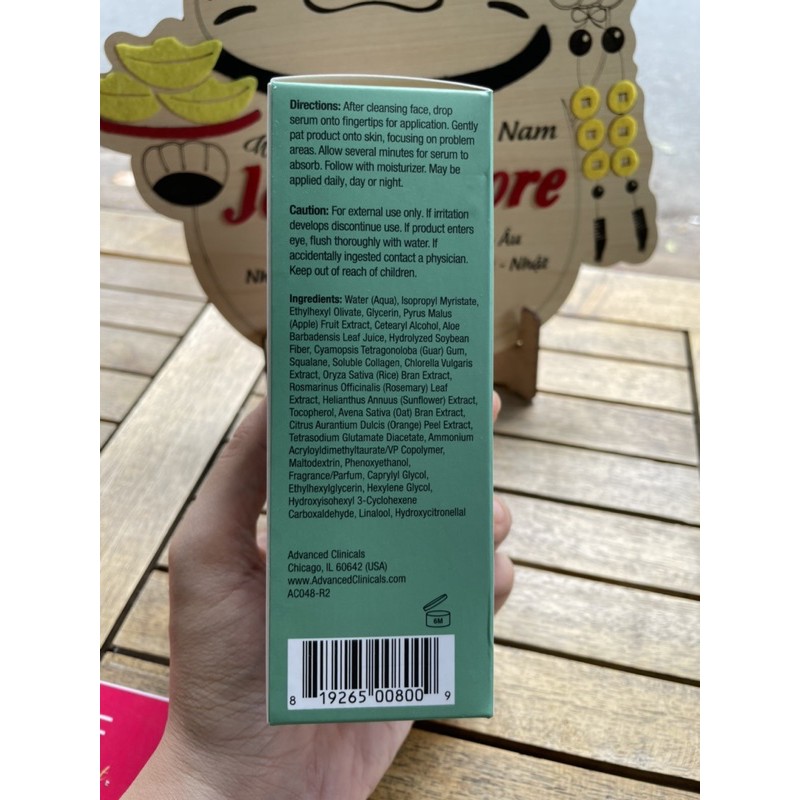 Xoá nếp nhăn Advanced Clinicals Collagen Serum 52ml