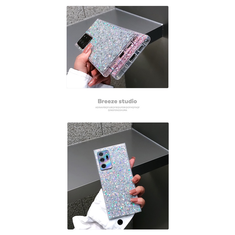 Glitter Bling Soft Silicone Case Samsung Galaxy A21S A51 A71 4G NOTE20 NOTE20PLUS S30 S21 S30plus S21PLUS S30Ultra s21Ultra S20PLUS S11 S20FE S21FE A12 Cover