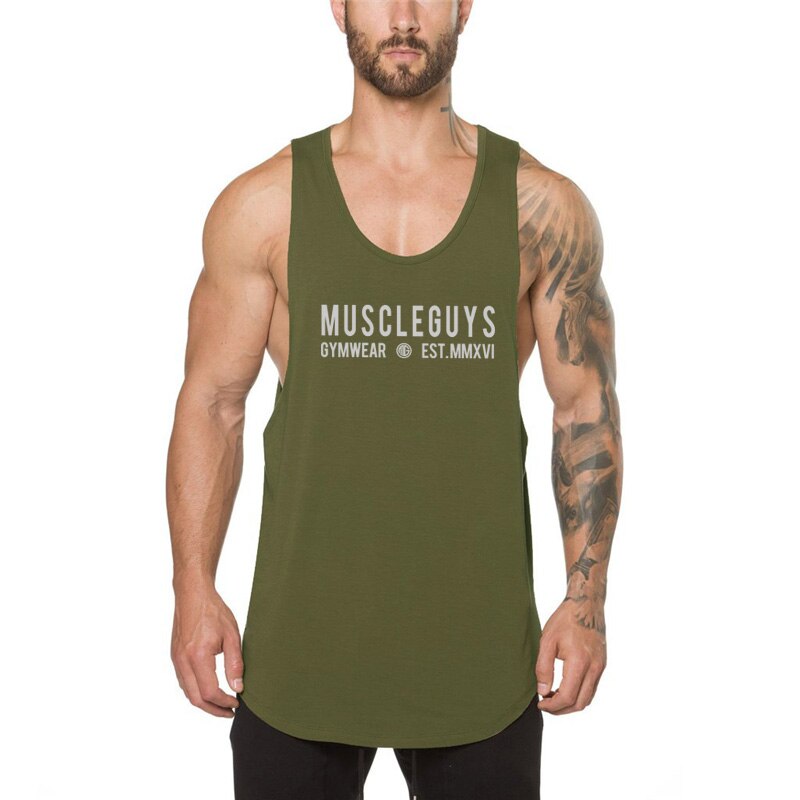 Áo thun lưới không tay thời trang cho nam tập thể hình/gym khoe cơ bắp