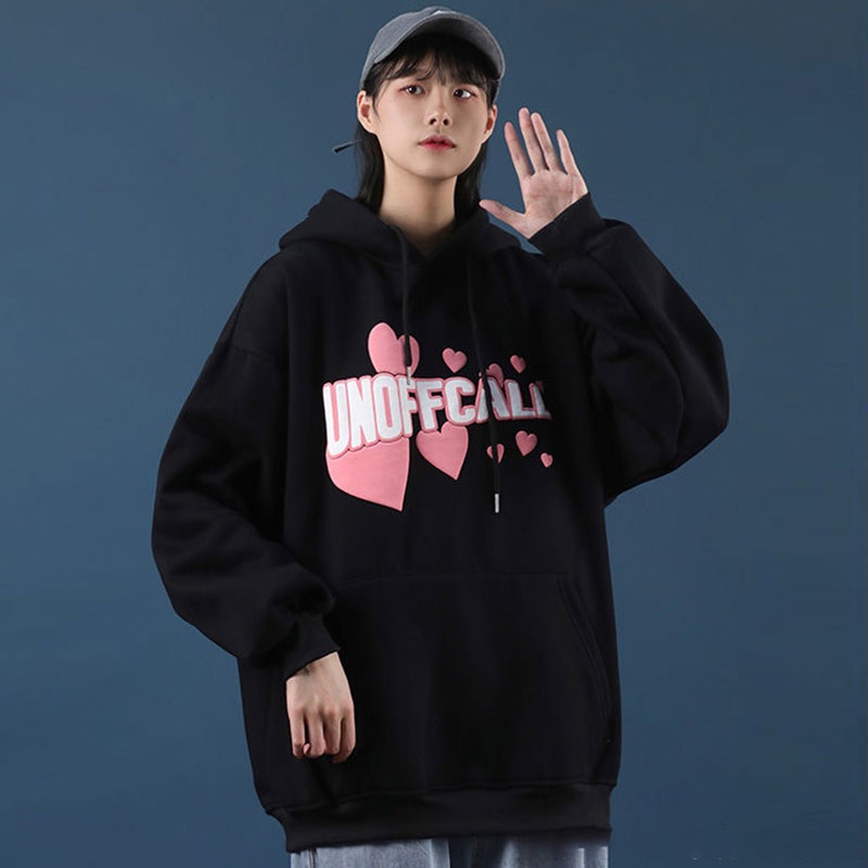 Áo hoodie In Chữ Mới Cho Nữ