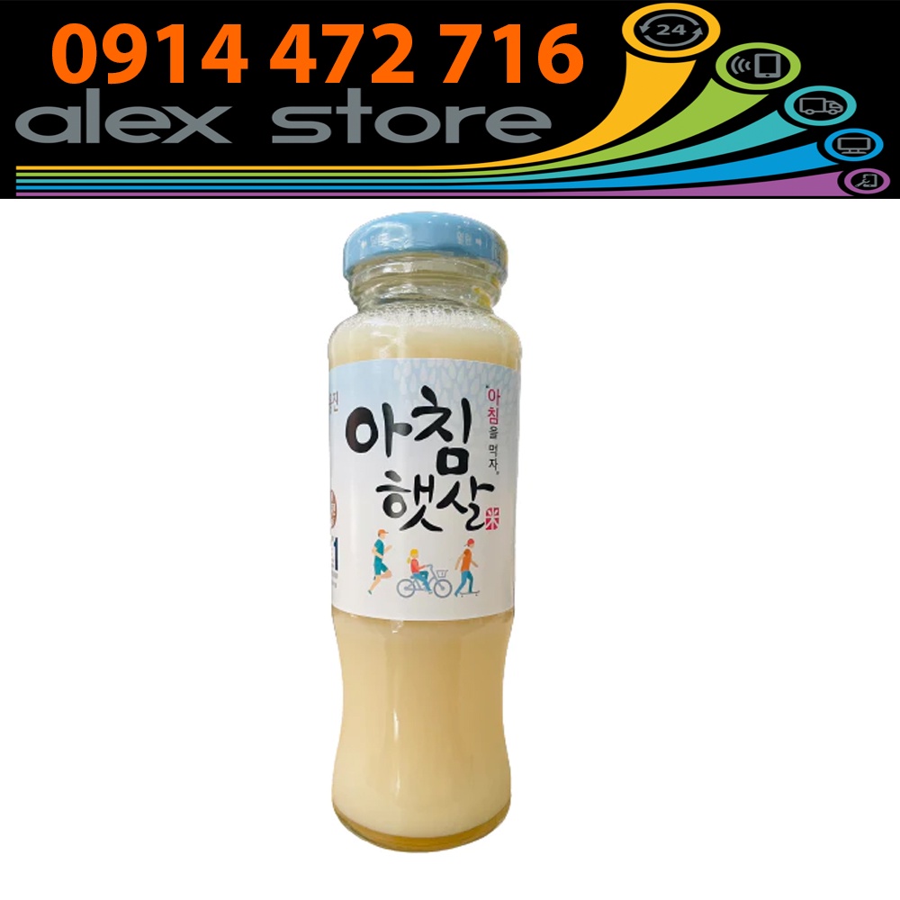 WoongJin Nước Gạo Rang 180 Ml A Chim Haet Chai - Nhập Khẩu Hàn Quốc