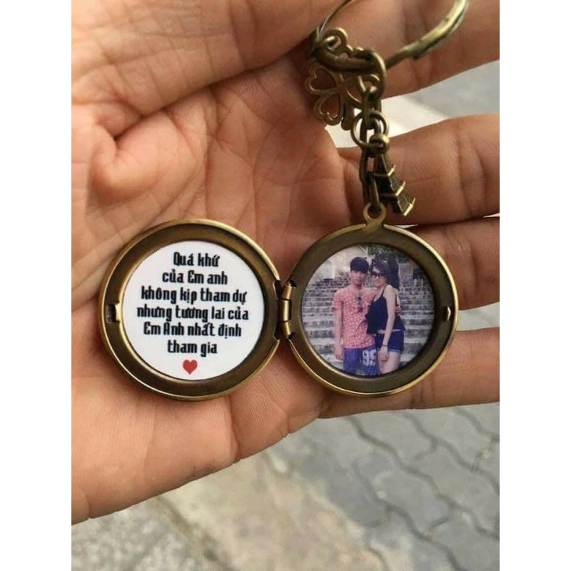 móc khóa dây chuyền locket