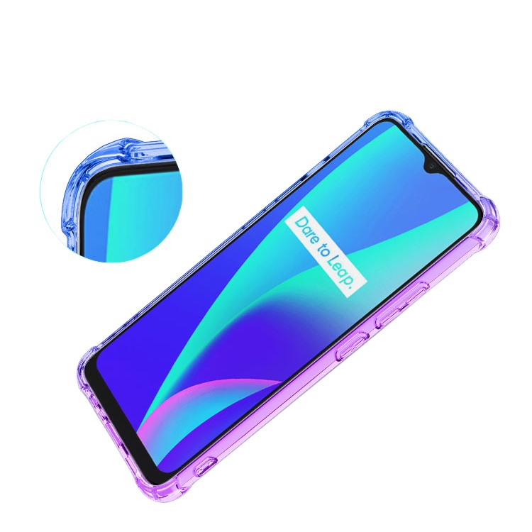 Ốp lưng Realme C12 / Realme C15 dùng chung dẻo đa sắc lồi 4 góc chống sốc thời trang không ố vàng