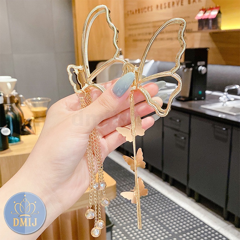 [Mã FAMARAL1 giảm 10K đơn 50K]Kim tóc kim loại đính ngọc phong cách vintage hàn quốc nhiều màu