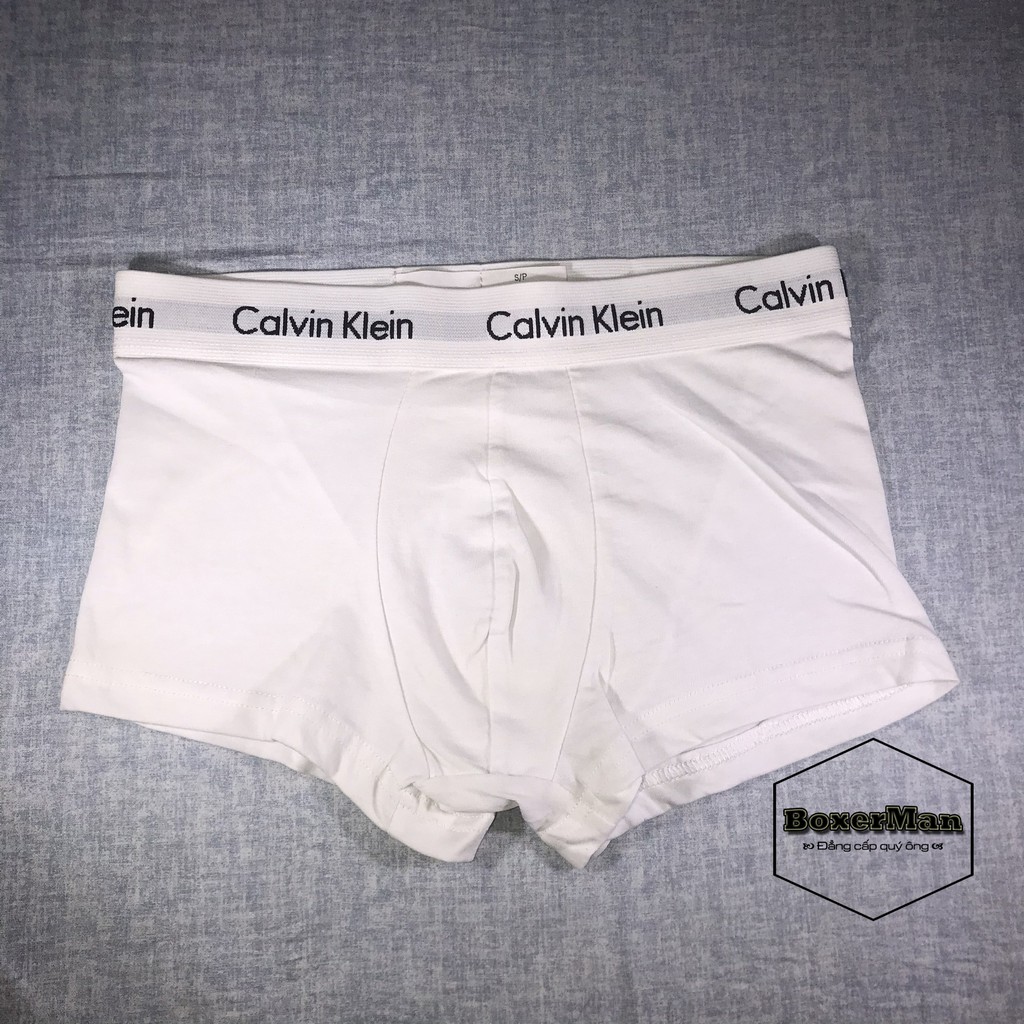 Quần lót nam Boxer Cotton cao cấp Calvin Klein hàng xuất khẩu chất thun co dãn 4 chiều