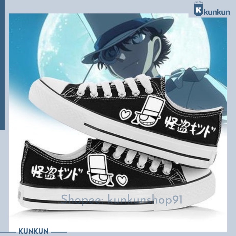 GIÀY  CỔ THẤP ANIME &lt; ONE PIECE, NARUTO, CONAN, FAIRY TAIL&gt;