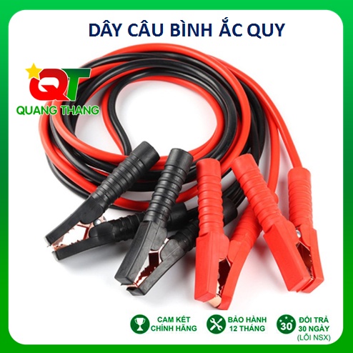 [Mã LIFEAU5SALE giảm 20k đơn 50k] Dây Câu Bình Ắc Quy Ô Tô 2000AMP – Dài 4 Mét – Dây Kích Điện Ắc Quy Xe Hơi Cao Cấp