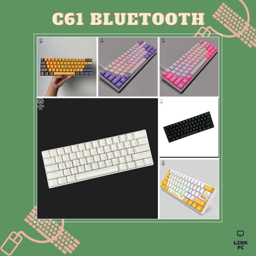 Phím Cơ Bluetooth CXTech C61 Led RGB New