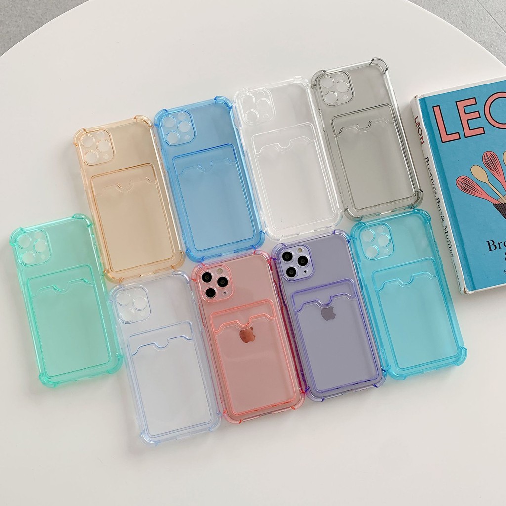 Ốp lưng iphone chống sock kèm ví ngăn đựng thẻ 6/6splus/7plus/8/8plus/x/xr/xs/11/12/pro/max/plus/promax-Dino case