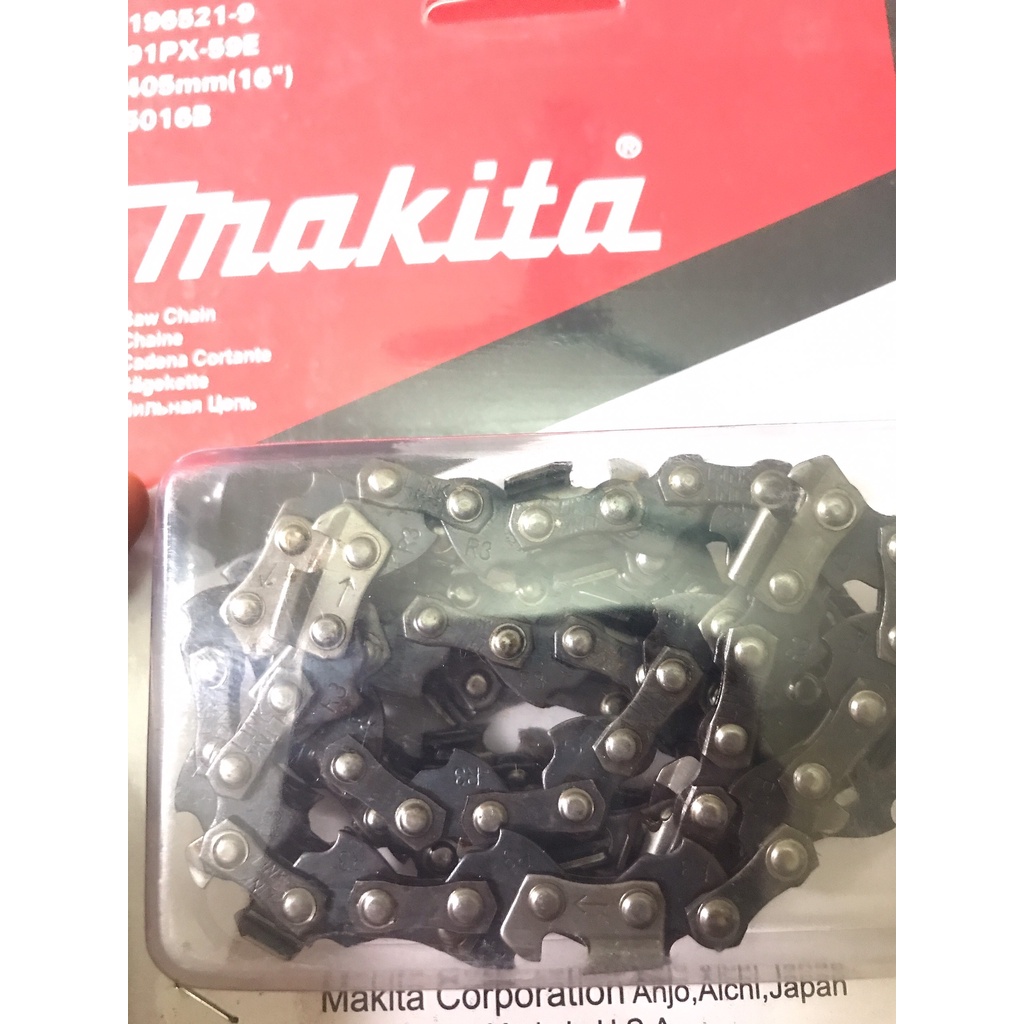 [LOẠI 1] Lưỡi cưa xích điện Makita 16'' inch | Lưỡi gắn máy cưa gỗ chạy điện lam 405MM