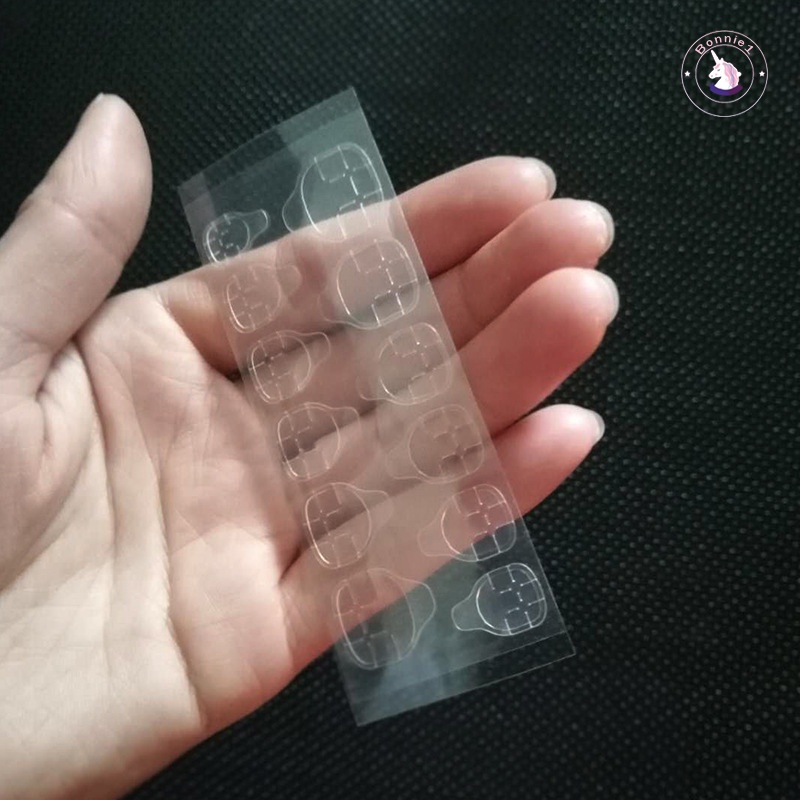 Miếng Dán Trang Trí Móng Tay Trong Suốt Hai Mặt Chống Thấm Nước