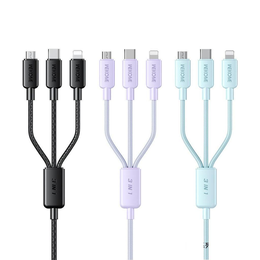 Bộ Sạc WK WDC-04 3 TRONG 1 dành cho iphone và android type C / MICRO PKTC