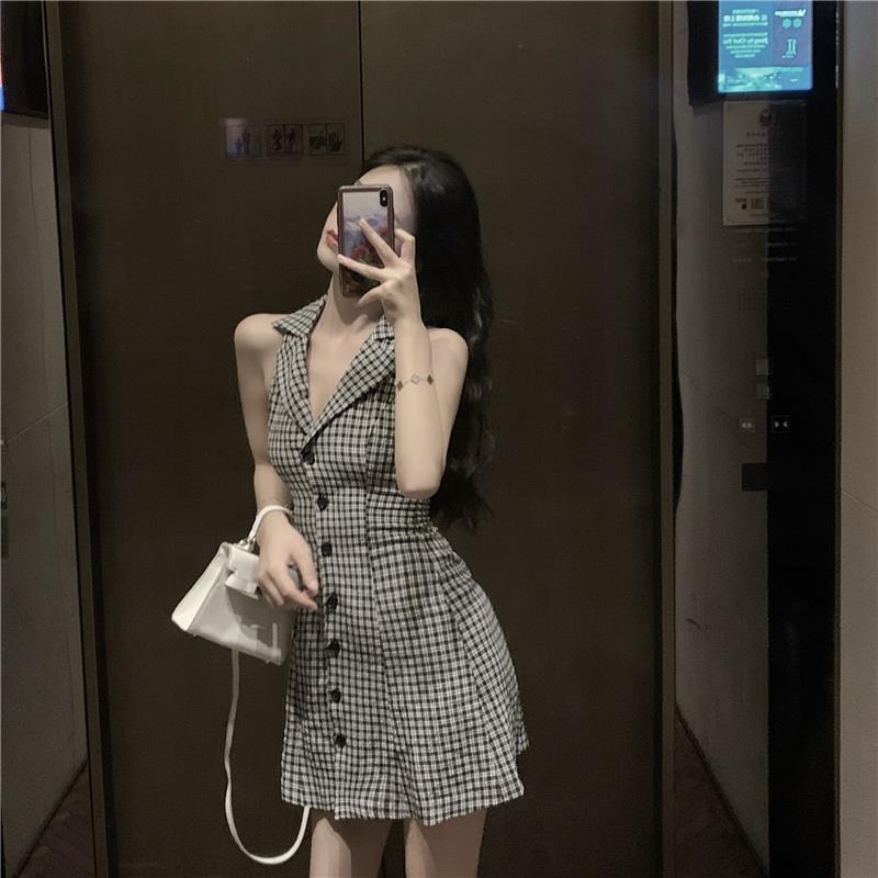 Chân Váy Chữ A Họa Tiết Ca Rô Xinh Xắn Dành Cho Nữ | BigBuy360 - bigbuy360.vn