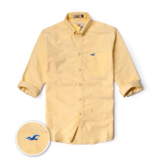 Sơ mi nam hollister vnxk thời trang - vàng
