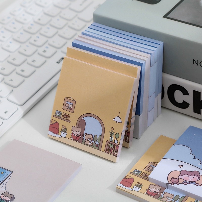 Tệp giấy note, giấy note hình cute Hàn quốc nhiều mẫu hình dễ thương