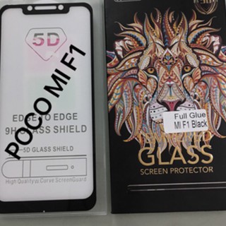 Kính Cường Lực 5D Xiaomi Pocophone F1 Full Màn Keo Toàn Màn Hình Tặng Keo Chống Hở Mép