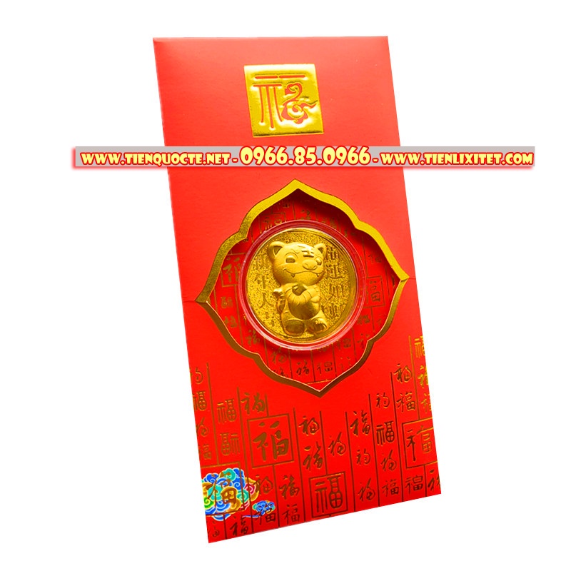 Bao lì xì 2022 con hỗ cọp Nhâm dần (M2)
