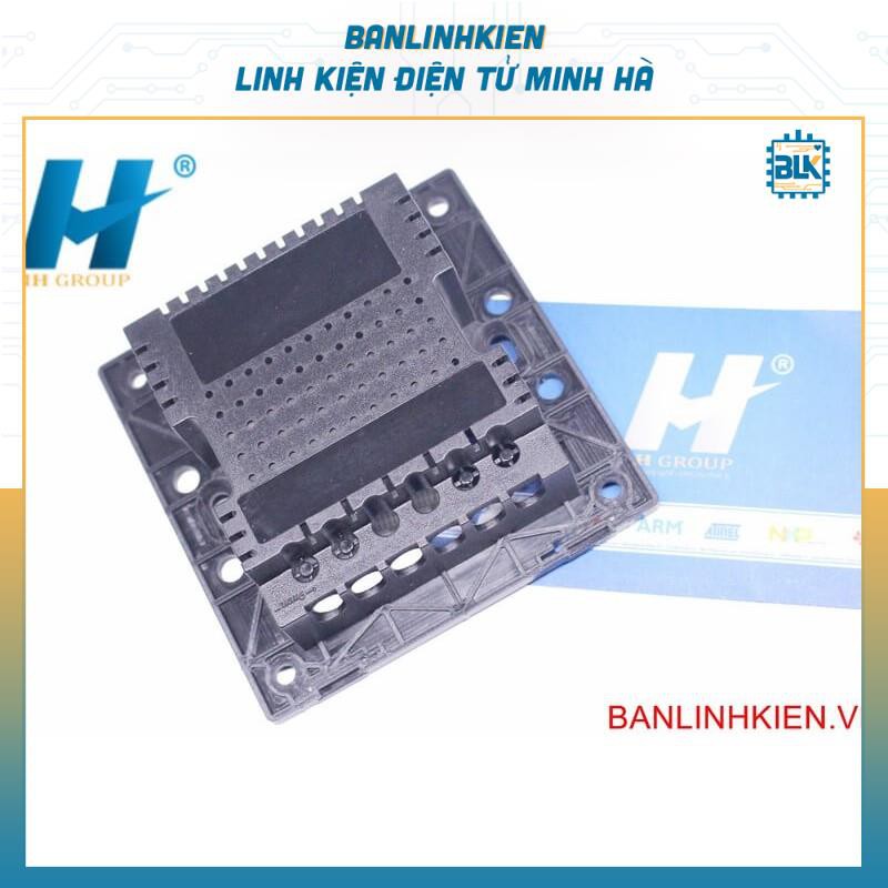 Hộp Công Tắc 6 Đầu Ra HCT86 (Màu Đen)