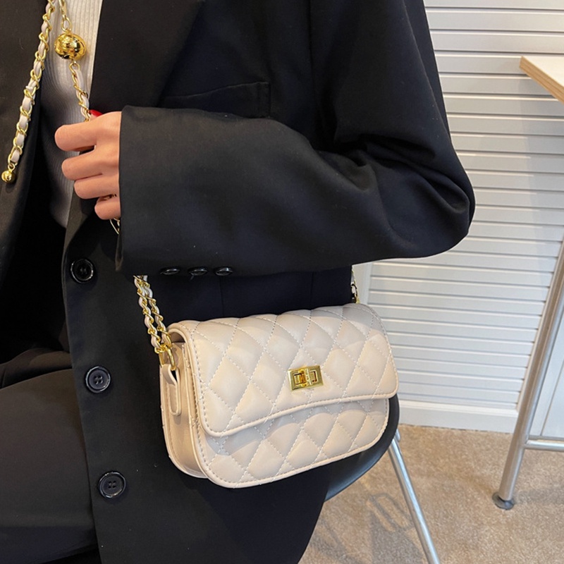 Túi vuông IELGY nhỏ hình thoi đơn giản linh hoạt dành cho nữ