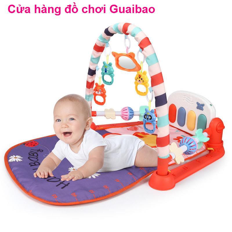 đồ chơi giáo dụcKhung tập thể dục cho bé 0-1 tuổi bàn đạp piano 3-6-12 tháng Đồ chơi trẻ em 2 chân xếp hình đá