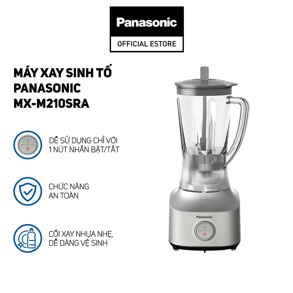 [Mã ELPANA221 giảm 8% đơn 500K] Máy Xay Sinh Tố Panasonic MX-M210SRA - Hàng Chính Hãng